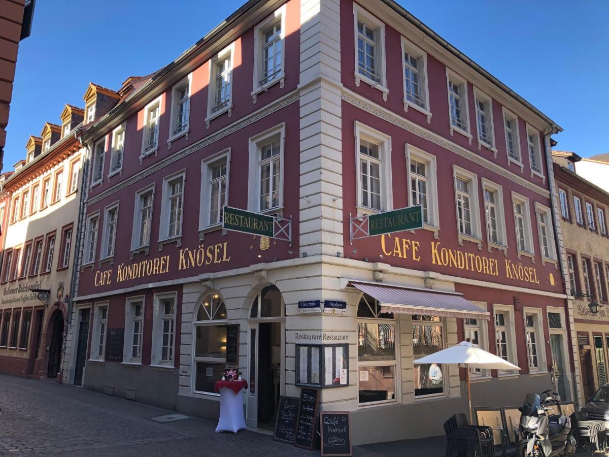 היידלברג Cafe & Hotel Knoesel מראה חיצוני תמונה